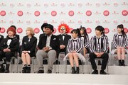 「第65回 NHK紅白歌合戦」出場者発表記者会見の様子。