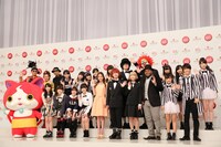 「第65回 NHK紅白歌合戦」出場者発表記者会見の様子。