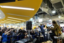 「SA 重大プロジェクト始動会見イベント」の様子。