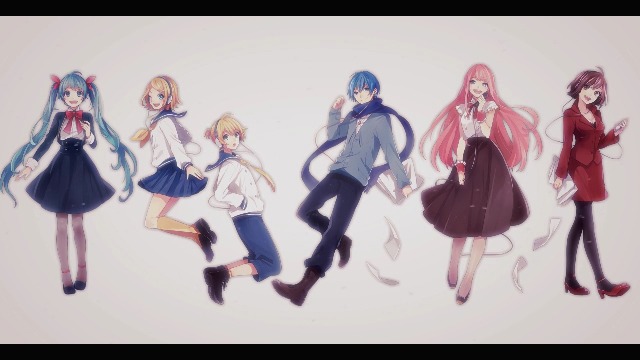 「Download feat. 初音ミク」クロスフェード動画のワンシーン。