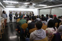 でんぱ組.inc「みんなで『でんぱーりーナイト』聴き比べ！ 試聴会 ～ウェルカム トゥ でんぱーりーナイト～」の様子。（撮影：チェリーマン）