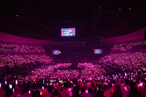 アンコール時のコンサート会場全景。