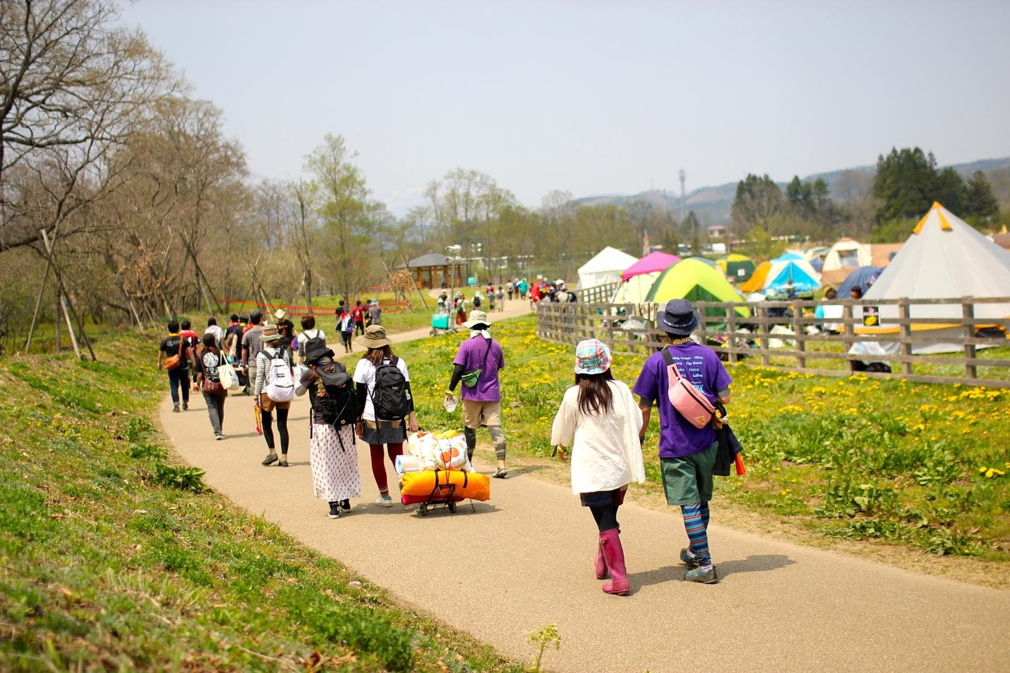 今年4月に実施された「ARABAKI ROCK FEST.14」の様子。