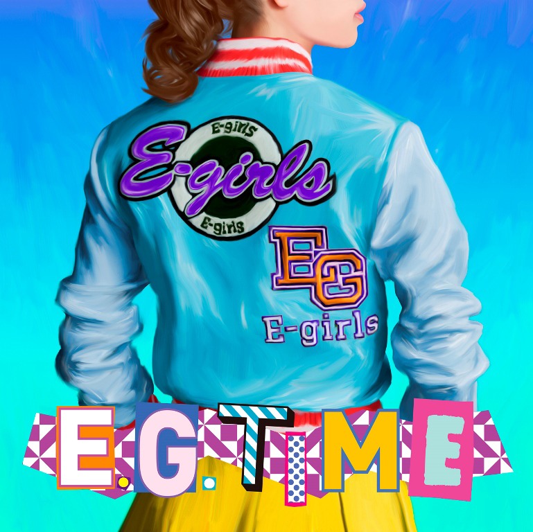 E-girls「E.G. TIME」通常盤ジャケット