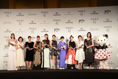 「VOGUE JAPAN Women of the Year 2014 & VOGUE JAPAN Women of Our Time」出席者。