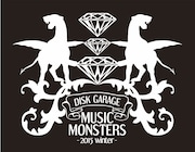 「DISK GARAGE MUSIC MONSTERS -2015 winter-」ロゴ
