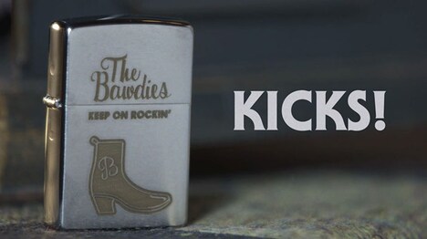 THE BAWDIES「KICKS!」PVのワンシーン。