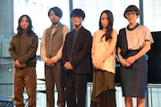 「NEXT WORLD 私たちの未来」取材会でのサカナクション。