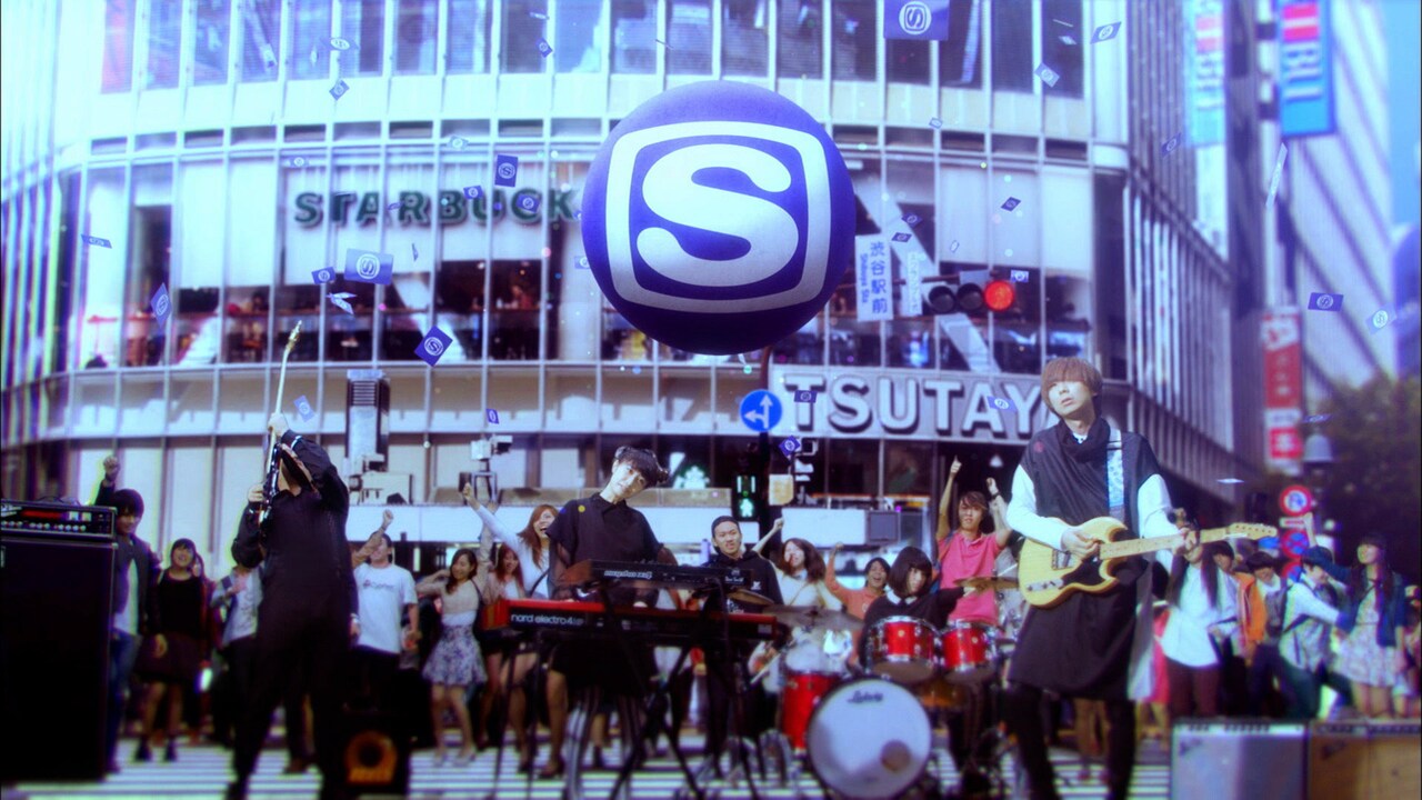 ゲスの極み乙女。が登場するスペースシャワーTVの新ステーションID「MUSIC MOMENT」のワンシーン。