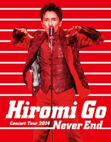 郷ひろみ「Hiromi Go Concert Tour 2014 "Never End"」Blu-ray盤初回プレス分ジャケット