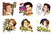 D-LITE(from BIGBANG)LINEスタンプのサンプル。