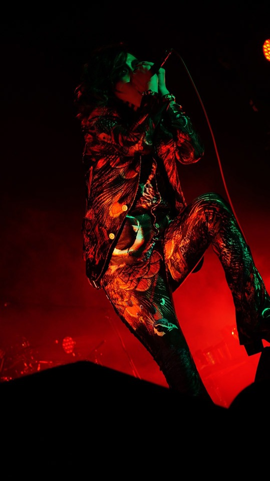 the GazettE「STANDING LIVE TOUR 14 HERESY LIMITED 再定義」豊洲PIT公演の様子。