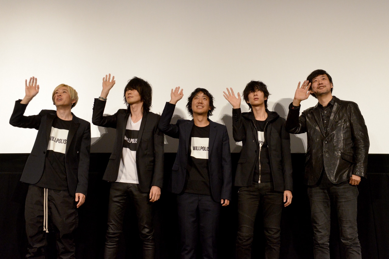 映画「BUMP OF CHICKEN “WILLPOLIS 2014” 劇場版」公開記念 スペシャルトークショーの様子。