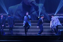 BEAST「2014 BEAUTIFUL SHOW IN JAPAN ～キミはどう？～」横浜アリーナ公演の様子。
