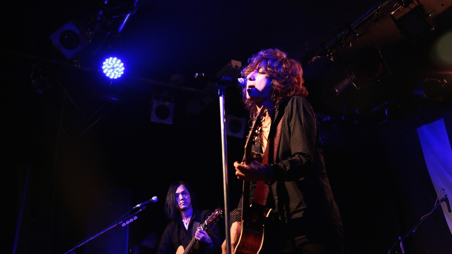 黒夢「TOUR 2014-2015 BEFORE THE NEXT SLEEP『毒と華』」12月5日の岩手・Club Change WAVE公演の様子。（撮影：今井俊彦）