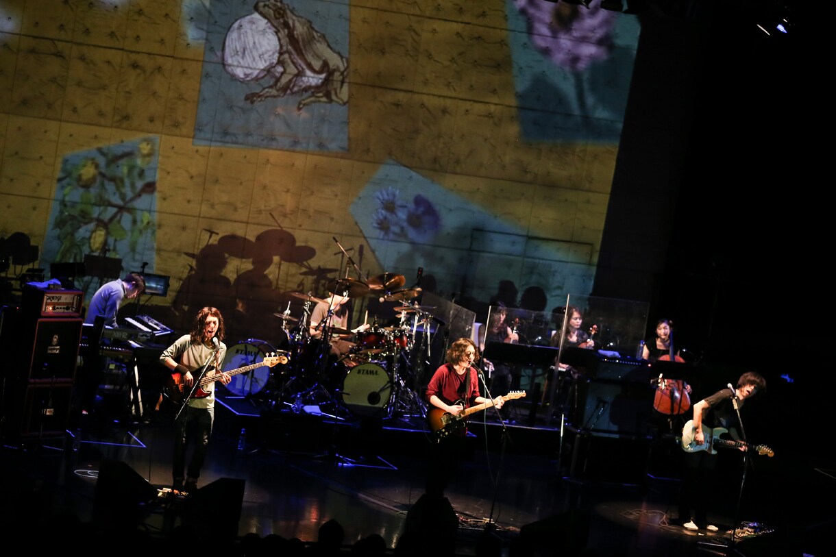「aobozu LIVE 2014 ～蚕の鼓笛、繭は踊る～」東京・新木場STUDIO COAST公演の様子。