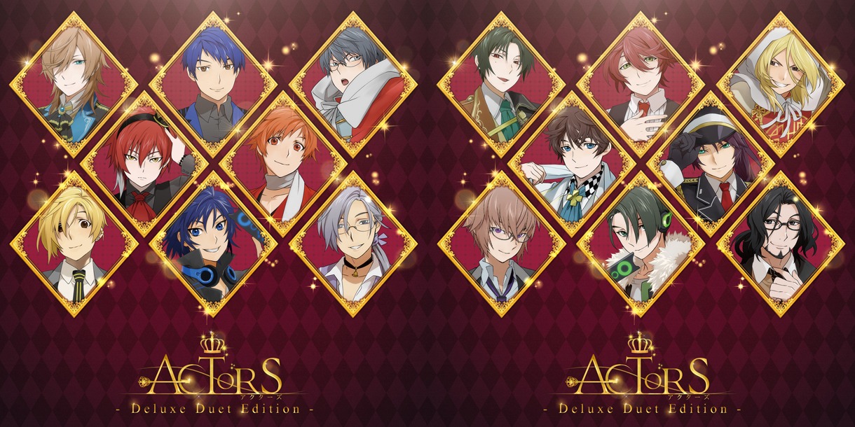 V.A.「ACTORS - Deluxe Duet Edition -」ジャケットイラスト