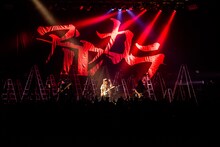 アルカラ「ガイコツアー2014」東京・Zepp Tokyo公演の様子。（Photo by AZUMA Tatsuya）