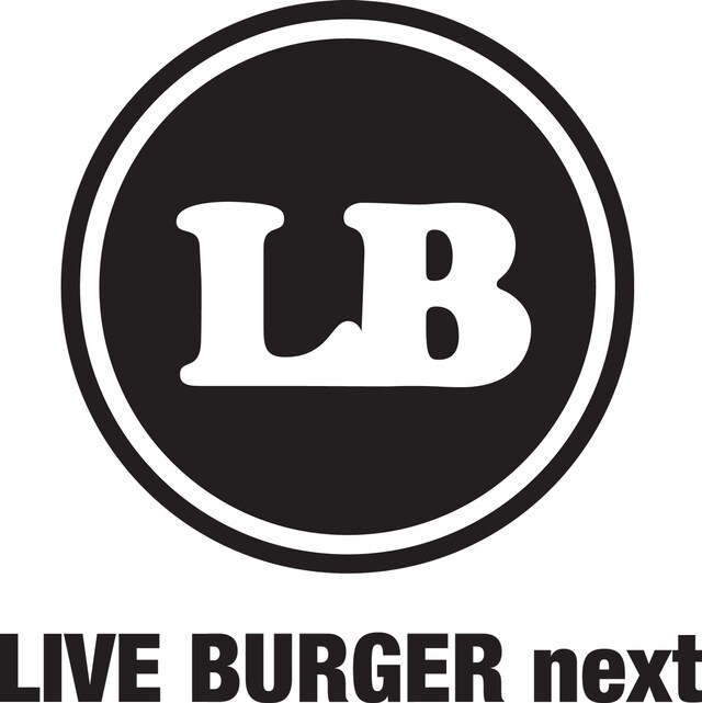 「LIVE BURGER next」ロゴ