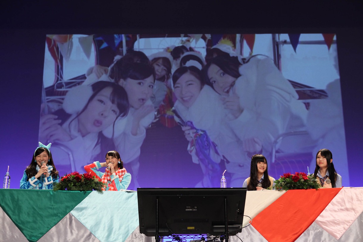 「アイアプレゼンツ SKE48＆HKT48のアイアイトーク」公開収録の様子。