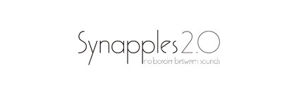 「Synapples 2.0 ～no border between sounds～ Produced by agehasprings」ロゴ
