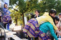 チームしゃちほこ「クリスマスバブルパーティイベント」の様子。