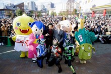 本日12月13日に東京都葛飾区亀有で行われた川畑要のイベントの様子。（撮影：上飯坂一）