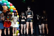 「体はいつも鍛えてるけど腕相撲用のトレーニングじゃなかった」と反省する佐保明梨（アップアップガールズ（仮））。