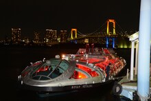 「東方神起 WITH HOTALUNA」お披露目イベントの様子。