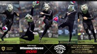 「ワールドサッカー ウイニングイレブン2015」でCG化されたMAN WITH A MISSION。