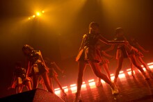 LinQによるライブの様子。