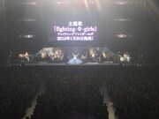 「fighting -φ- girls」発売発表時の様子。