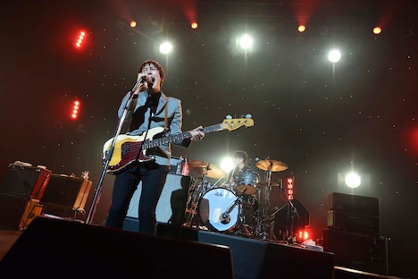 THE BAWDIES「『Boys!』TOUR 2014-2015」東京・Zepp Tokyo公演の様子。（撮影：橋本塁［SOUND SHOOTER］）