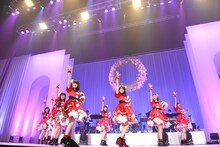 私立恵比寿中学「エビ中 真冬の北半キュリスマス」の様子。