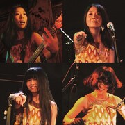 少年ナイフ。左上があつこ。