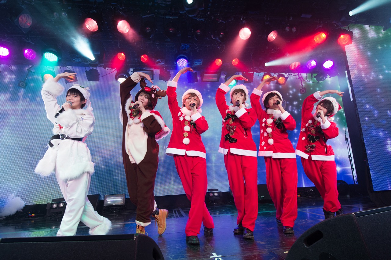 「風男塾×ニコファーレ クリスマスイブ×6ライブ」の様子。