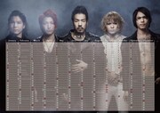 ドキュメンタリーDVD予約特典「Crossfaith 2015スペシャルポストカードカレンダー」の一部。
