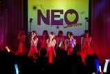NEO from アイドリング!!!によるライブの様子。