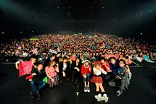 「unBORDE Xmas PARTY 2014」フィナーレの様子。