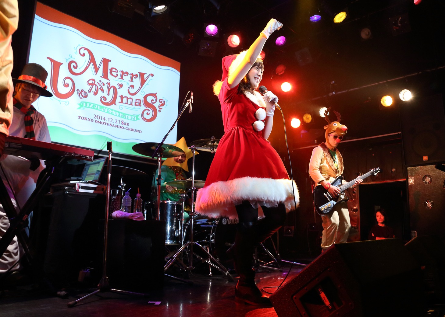 ライブセットの様子。