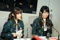 左から松村沙友理、中田花奈。