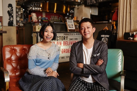 「MUSIC GOLD RUSH」のMCを務める西脇彩華（9nine）、サバンナ高橋。