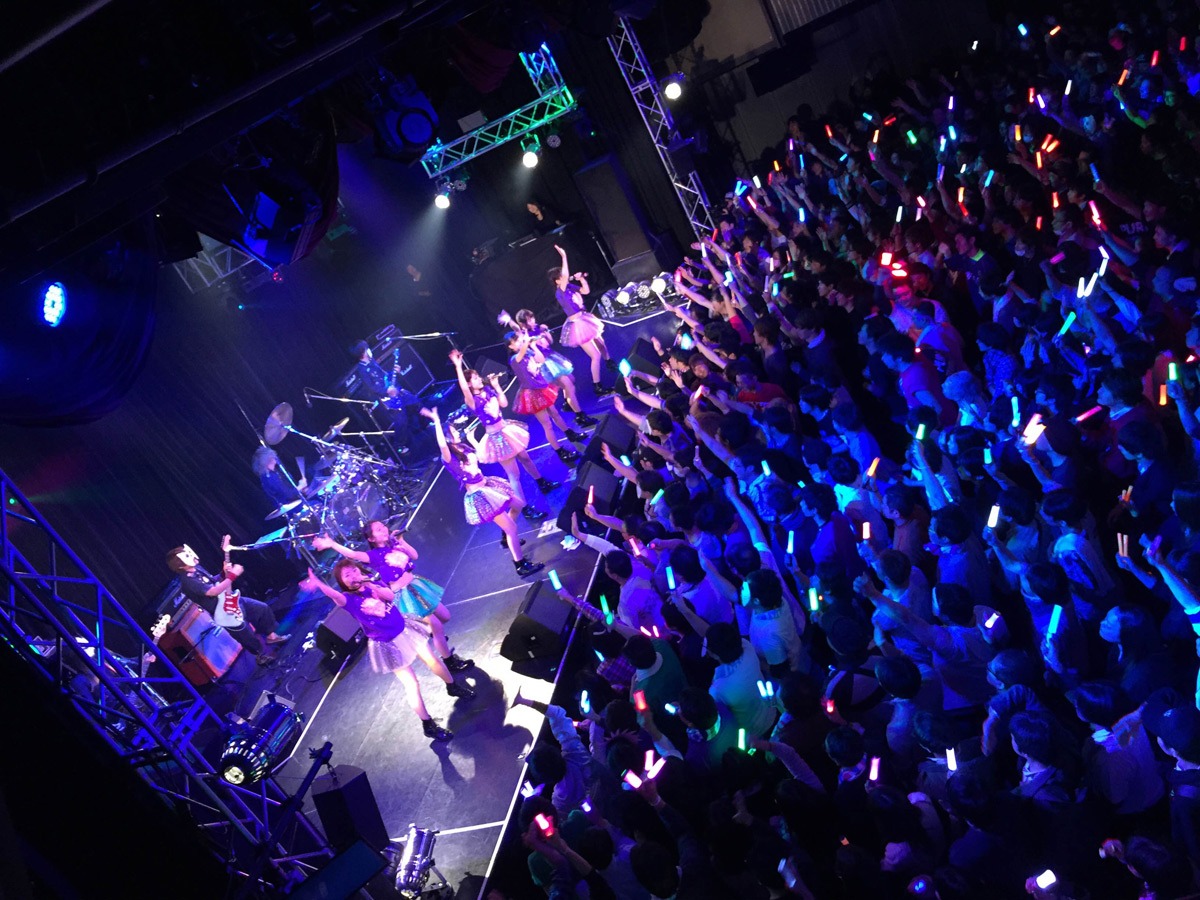 paletワンマンライブ「palet LIVE 2014年末SP!!」の様子。