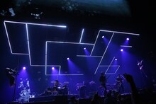 BOOM BOOM SATELLITES「COUNTDOWN JAPAN 14/15」12月28日公演の様子。