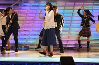 「第65回NHK紅白歌合戦」のリハーサルに登場したいきものがかりの吉岡聖恵（Vo）。