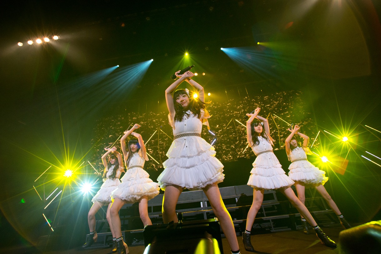夢みるアドレセンス単独ライブ「輝け！夢アドアワード2014＠国際フォーラム」の様子。