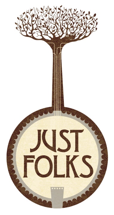 「高田渡トリビュートライブ “Just Folks”」ロゴ