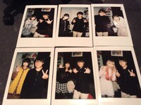 ゆるめるモ！メンバーとハヤシ（POLYSICS）の2ショットチェキ。