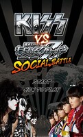 ももいろクローバーZ vs KISS「夢の浮世に咲いてみな」特設試聴サイトスマートフォン版の画面キャプチャ。