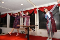 ごきげんでクルージングパーティを終えたNegicco。